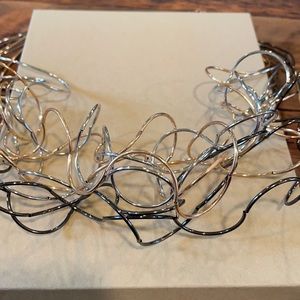 Mixed Metal Statement Necklace